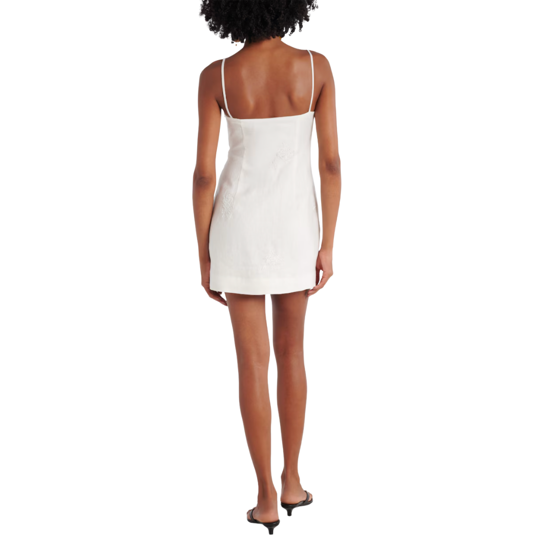 alessandra linen dress Estella Linen Dress In Portofino Alessandra